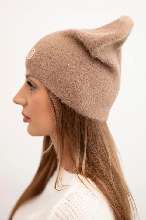 Elegancka czapka damska bez wywinięcia fango