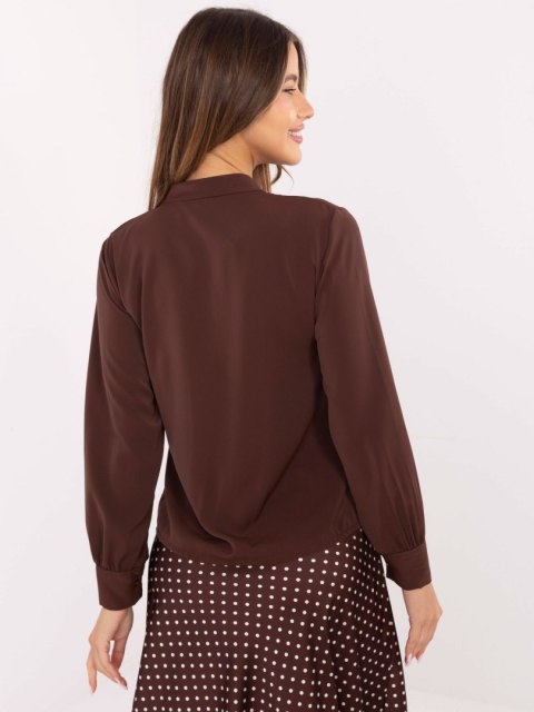 Stylowa koszula ITALY MODA w kolorze czekoladowym