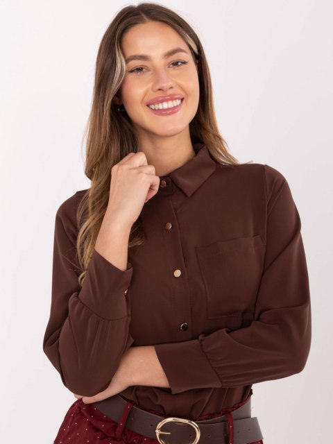 Koszula MI-KS-4210.53 brązowy Koszula MI-KS-4210.53 brązowy