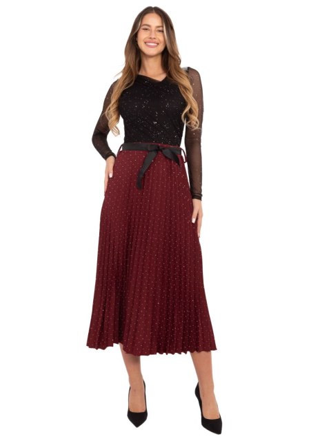 Spódnica MI-SD-121402.59 bordowy