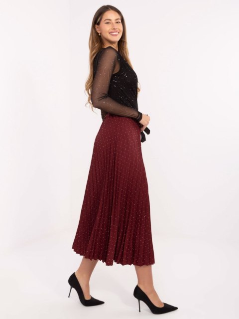 Spódnica MI-SD-121402.59 bordowy