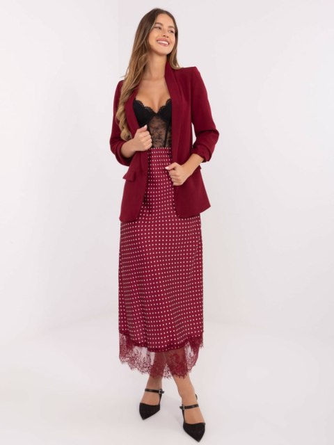 Spódnica MI-SD-4213.52 bordowy