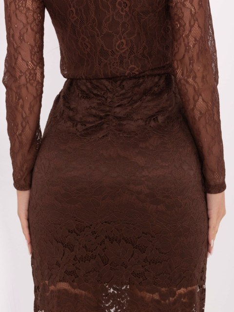 Spódnica MI-SD-G9137.16P brązowy Spódnica MI-SD-G9137.16P brązowy