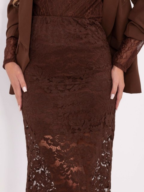 Spódnica MI-SD-G9137.16P brązowy Spódnica MI-SD-G9137.16P brązowy