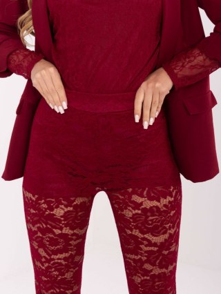 Spodnie MI-SP-K69-3.21P bordowy