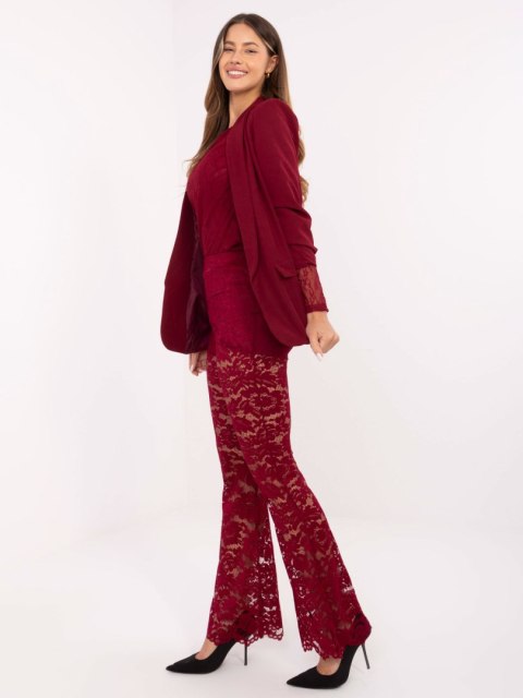 Spodnie MI-SP-K69-3.21P bordowy Spodnie MI-SP-K69-3.21P bordowy