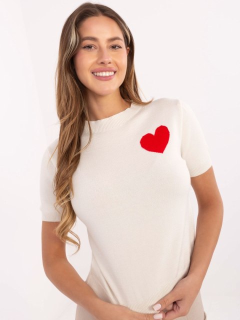 Sweter IT-SW-93007.26 jasny beżowy