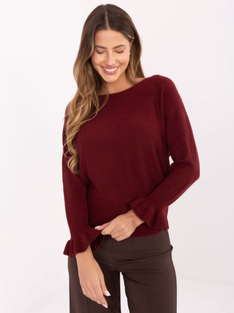 Sweter IT-SW-99717.89 bordowy