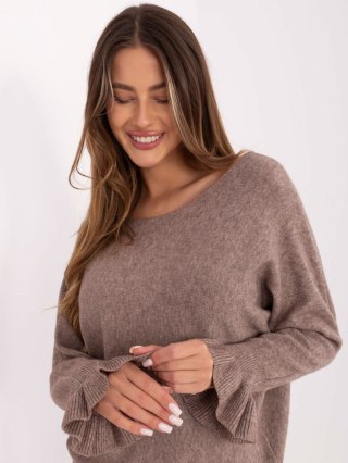 Fango sweter damski ITALY MODA z falbankami przy rękawach