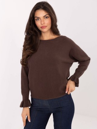 Sweter IT-SW-99717.89 ciemny brązowy