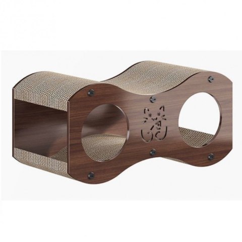 DOMEK DLA KOTA 2w1- budka, legowisko, drapak, 47 x 22 x 23cm KOT24