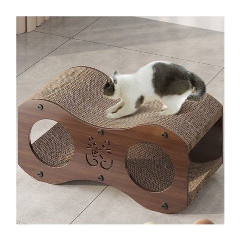 DOMEK DLA KOTA 2w1- budka, legowisko, drapak, 47 x 22 x 23cm KOT24