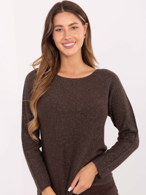 Sweter IT-SW-0110.84 ciemny brązowy