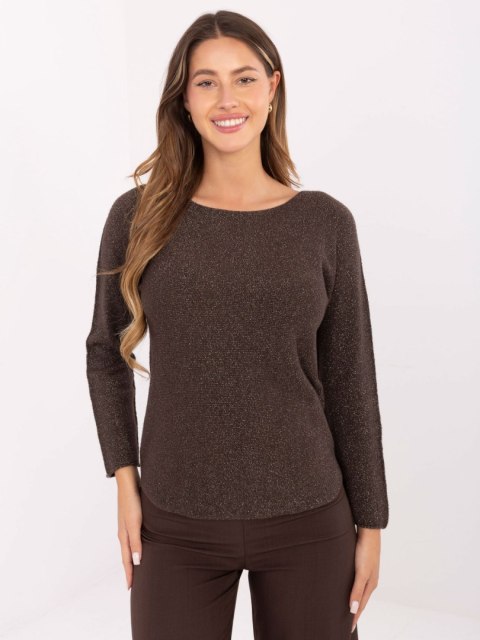 Sweter IT-SW-0110.84 ciemny brązowy