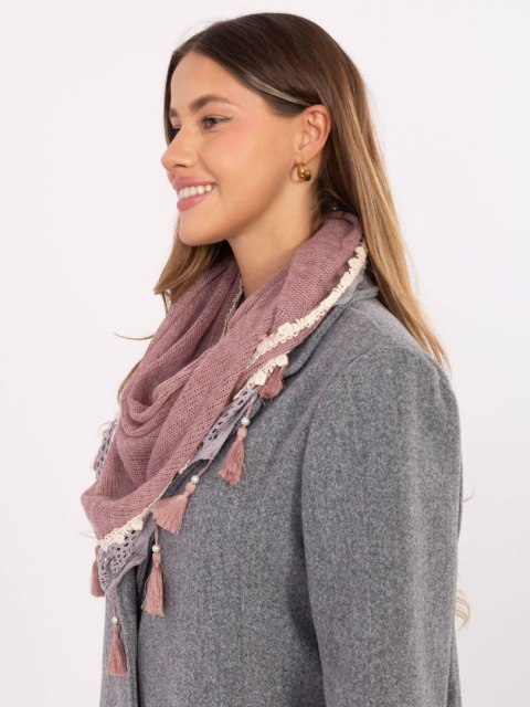 Chustka AT-CH-ENEC-74.02P ciemny różowy