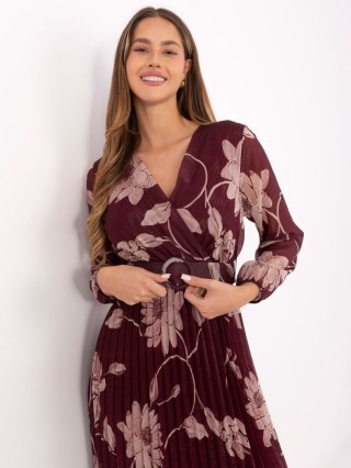 Sukienka IT-SK-11389.27P bordowy