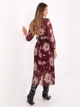 Sukienka IT-SK-11389.27P bordowy
