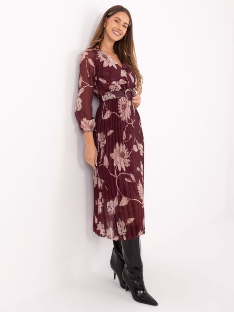 Sukienka IT-SK-11389.27P bordowy Sukienka IT-SK-11389.27P bordowy