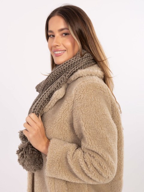 Szalik AT-SZ-S-2203.87 ciemny bezowy