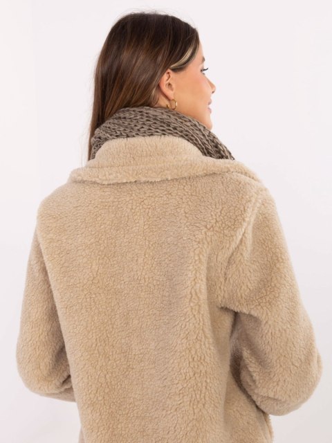 Szalik AT-SZ-S-2203.87 ciemny bezowy