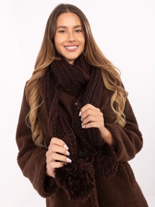 Szalik AT-SZ-S-2203.87 ciemny brązowy