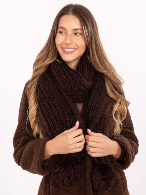 Szalik AT-SZ-S-2203.87 ciemny brązowy