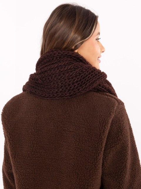 Szalik AT-SZ-S-2203.87 ciemny brązowy