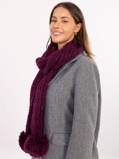 Szalik AT-SZ-S-2203.87 ciemny fioletowy