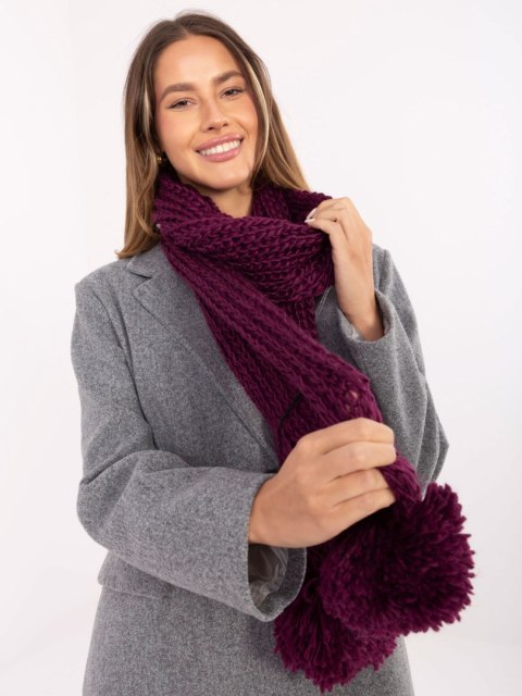 Szalik AT-SZ-S-2203.87 ciemny fioletowy