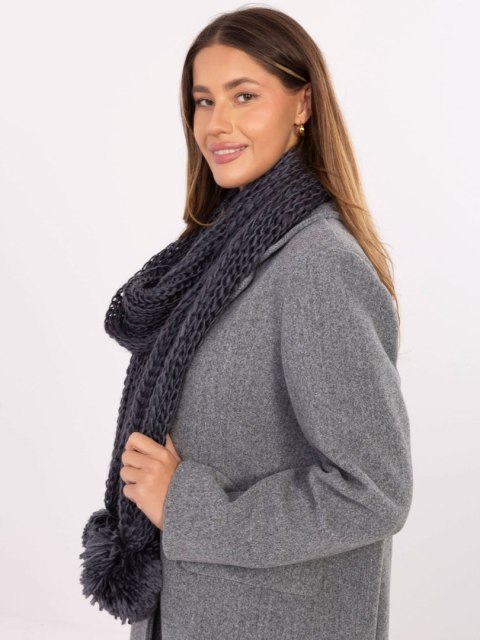 Szalik AT-SZ-S-2203.87 ciemny szary