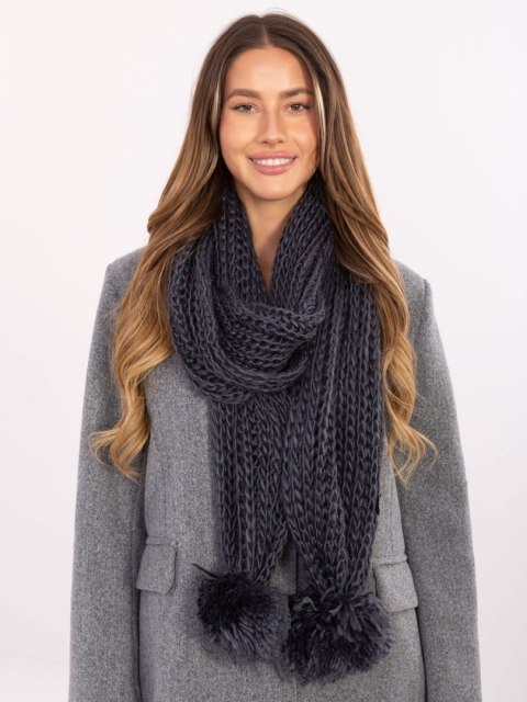 Szalik AT-SZ-S-2203.87 ciemny szary