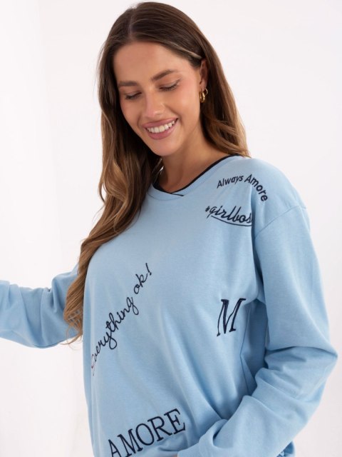 Bluza RV-BL-A968.00 jasny niebieski