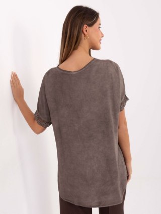 Bluzka MI-BZ-7951.34 ciemny bezowy