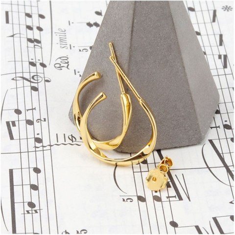 Kolczyki pozłacane KST2197