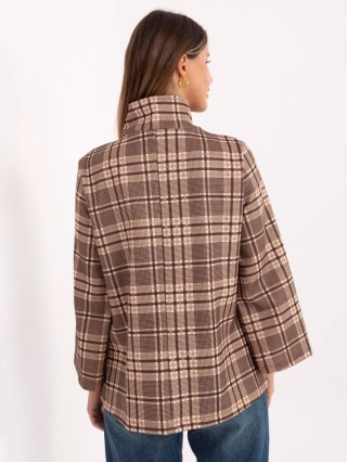 Płaszcz IT-PL-31820-2.21P brązowy