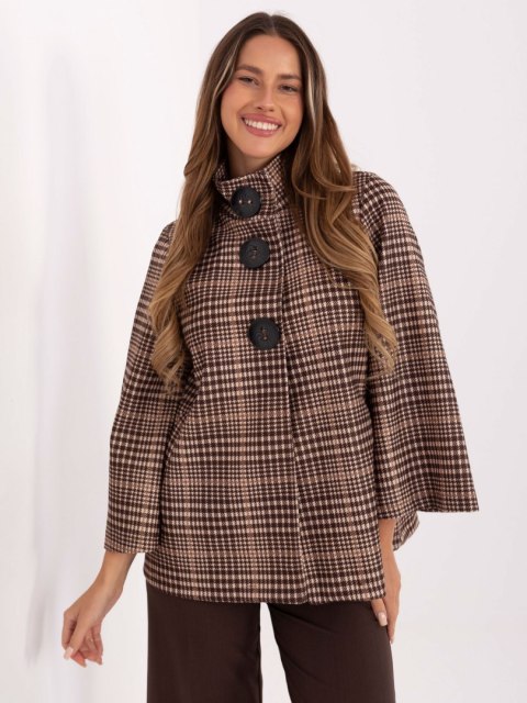 Płaszcz IT-PL-31820.25 brązowy Płaszcz IT-PL-31820.25 brązowy