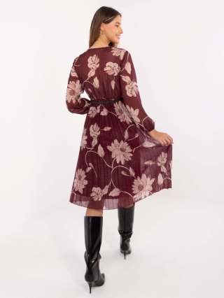 Sukienka IT-SK-10536.18P bordowy