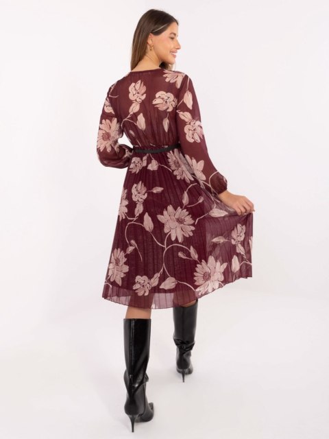 Sukienka IT-SK-10536.18P bordowy