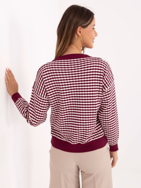 Sweter IT-SW-93190.15 bordowy
