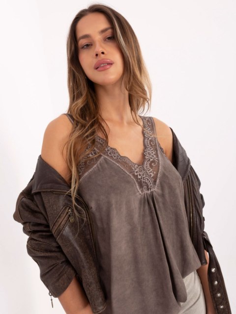 Top MI-TP-7922.33 ciemny bezowy Top MI-TP-7922.33 ciemny bezowy