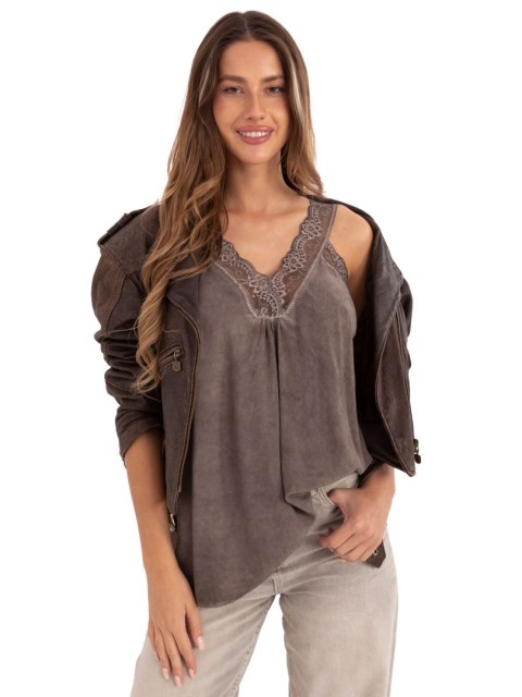 Top MI-TP-7922.33 ciemny bezowy Top MI-TP-7922.33 ciemny bezowy