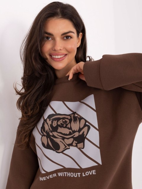 Bluza MI-BL-4216.15 brązowy Bluza MI-BL-4216.15 brązowy