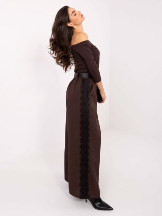 Bluzka RV-BZ-4692.08X ciemny brązowy S