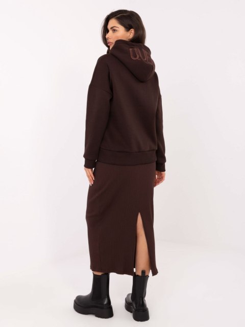 Spódnica RV-SD-A212.53 ciemny brązowy