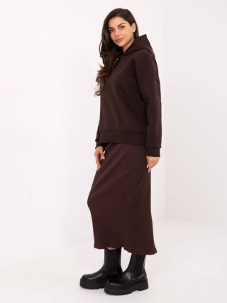 Spódnica RV-SD-A212.53 ciemny brązowy