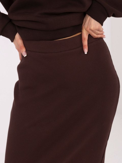 Spódnica RV-SD-A212.53 ciemny brązowy