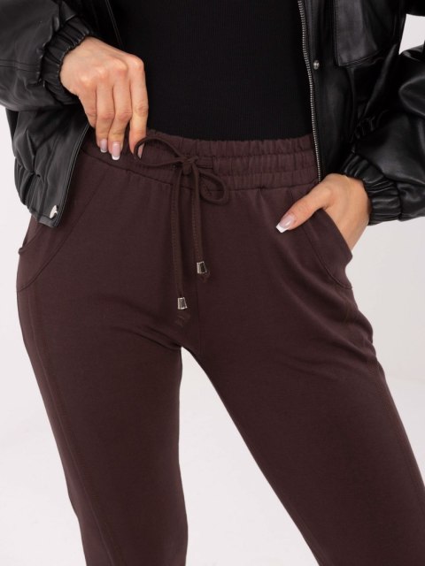 Spodnie dresowe RV-DR-3589.05X ciemny brązowy XL