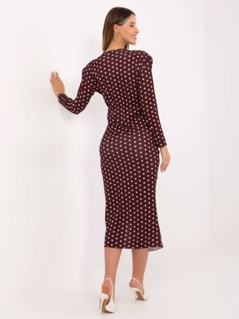 Sukienka IT-SK-21625-3.27 bordowy Sukienka IT-SK-21625-3.27 bordowy
