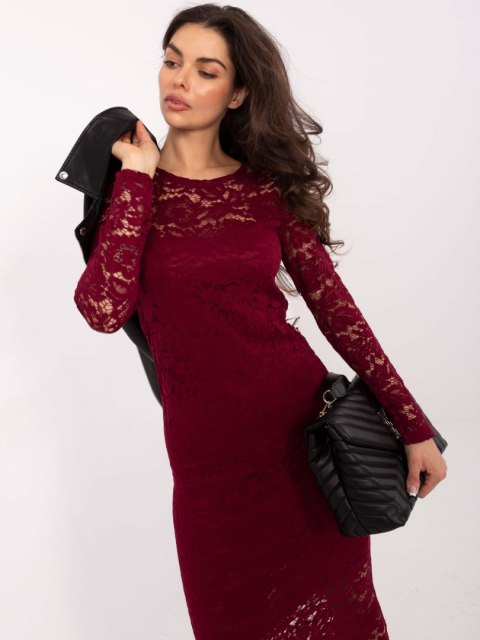 Koronkowa sukienka maxi z halką – Stylowy Wieszak