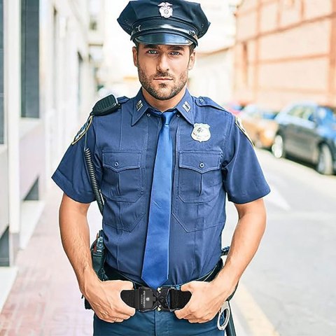 Pasek parciany męski Peterson z klamrą Quick Release QR czarny